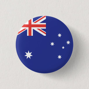 Australia Flag 3 Cm Round Badge