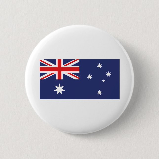 Australia Flag 6 Cm Round Badge (Front)