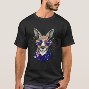 Australia Flag Australian Kangaroo T-Shirt