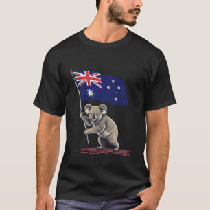 Australia Flag Australian Koala T-Shirt