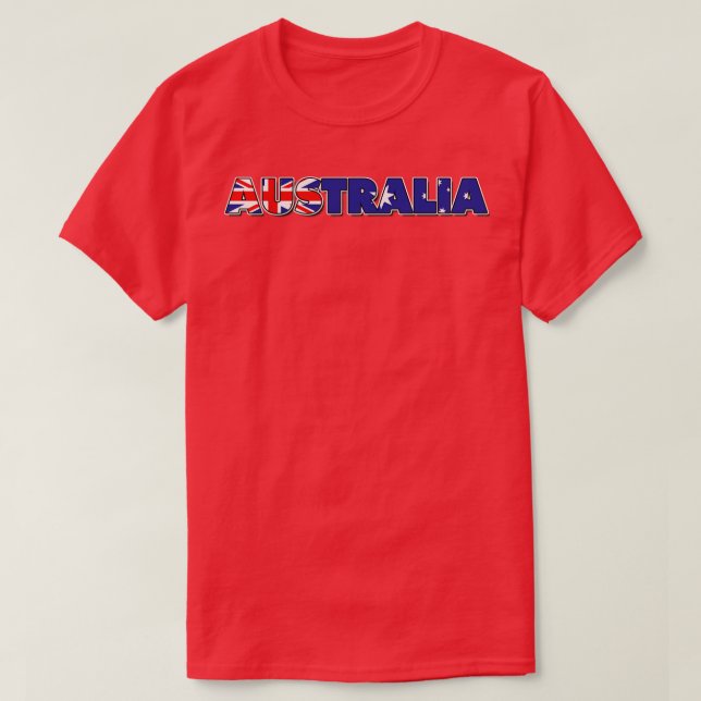 Australia Flag Australian pride T-Shirt (Design Front)