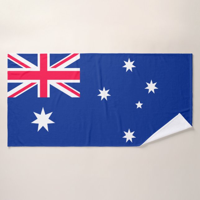 Australia Flag Bath Towel Set (Bath Towel)
