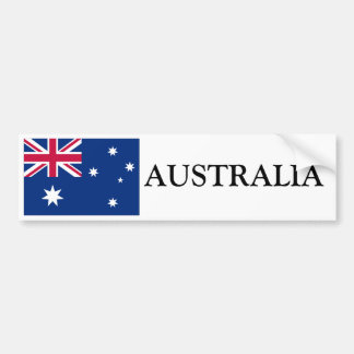 Australia Flag Bumper Sticker