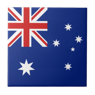 Australia Flag Ceramic Tile