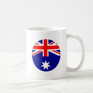 Australia Flag - Circle The MUSEUM Zazzle Coffee Mug