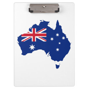 Australia flag clipboard