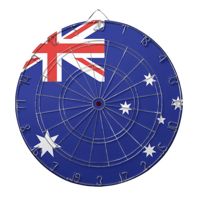 Australia Flag Dartboard (Front)
