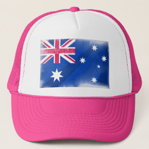 Australia Flag Fadeout Trucker Hat