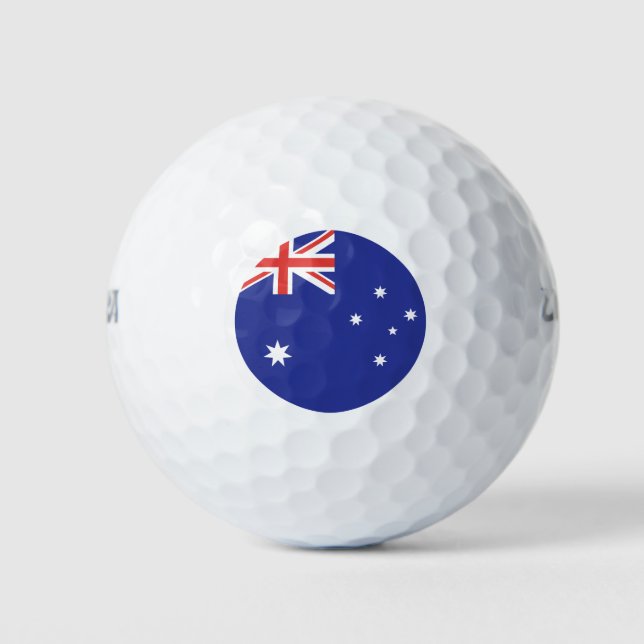 Australia Flag Golf Balls (Front)
