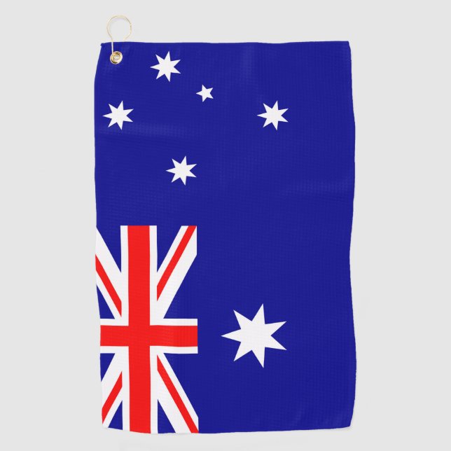 Australia Flag Golf Towel (Front)