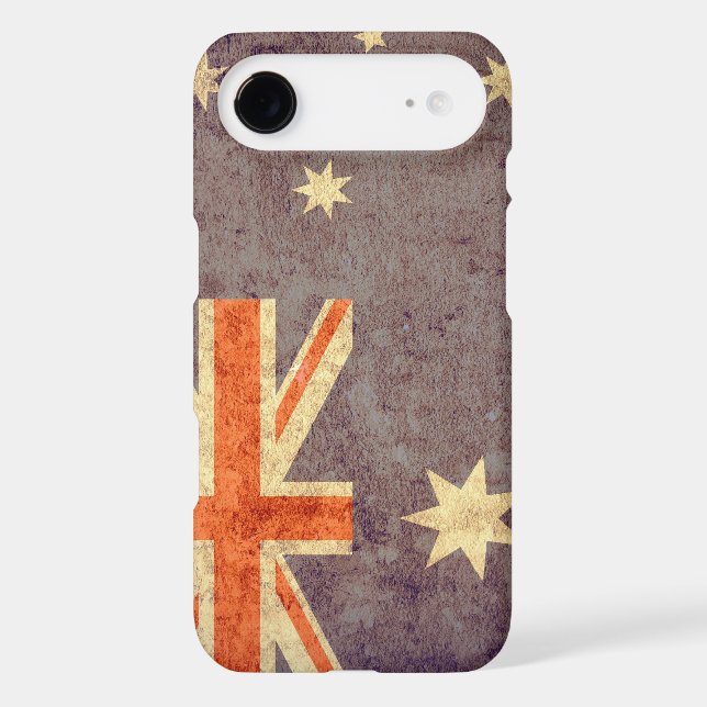 Australia Flag - Grunge Case-Mate iPhone Case (Back)