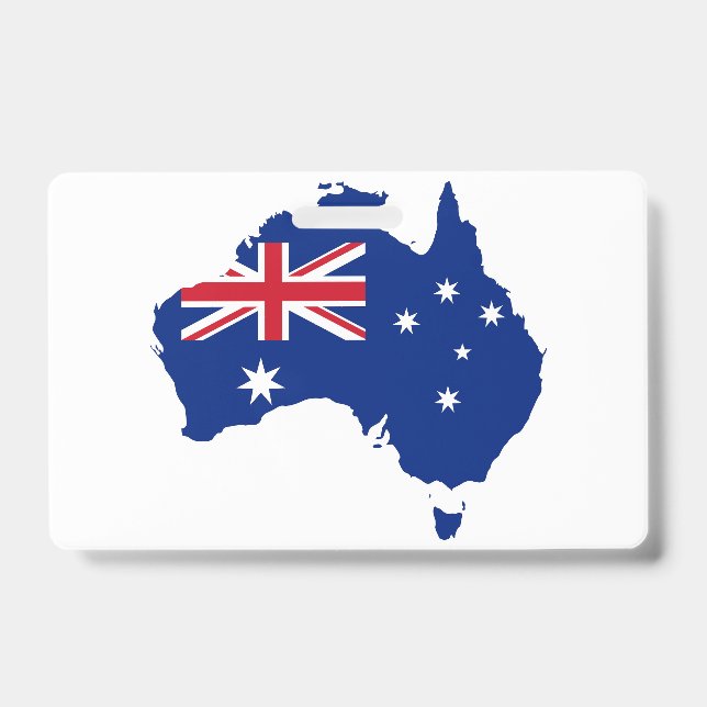 Australia flag ID badge (Front)