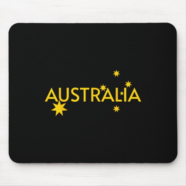 Australia Flag Jersey  Mouse Pad (Front)