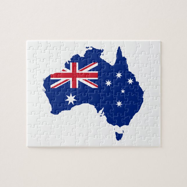 Australia flag jigsaw puzzle (Horizontal)