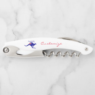 Australia Flag Kangaroo Thunder_Cove Corkscrew