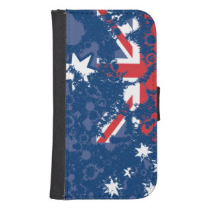 AUSTRALIA FLAG KCALIMA effect by Masanser Samsung S4 Wallet Case