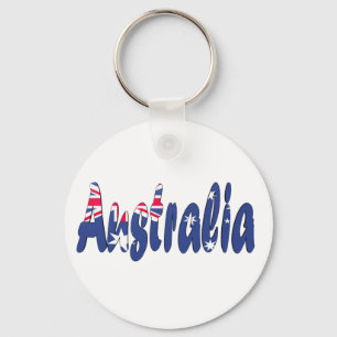 Australia Flag Key Ring