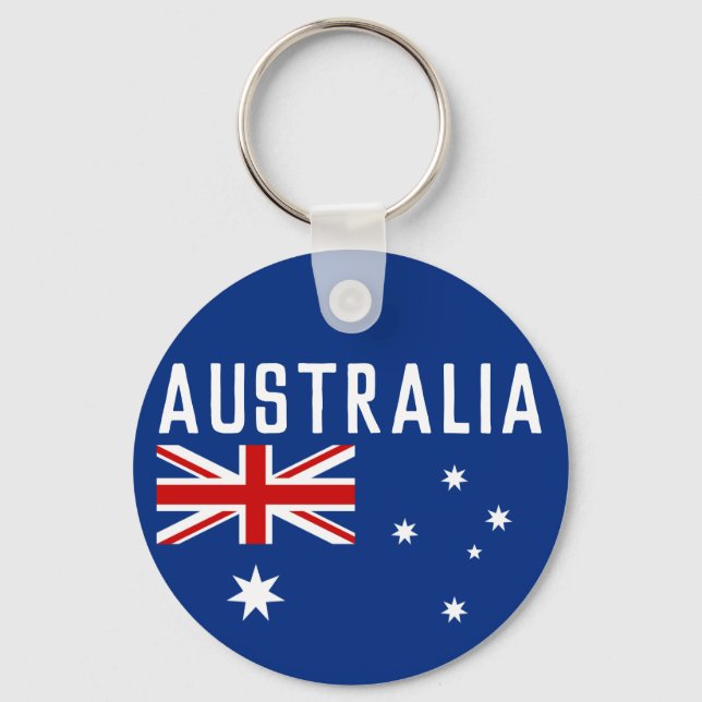 Australia flag key ring (Front)