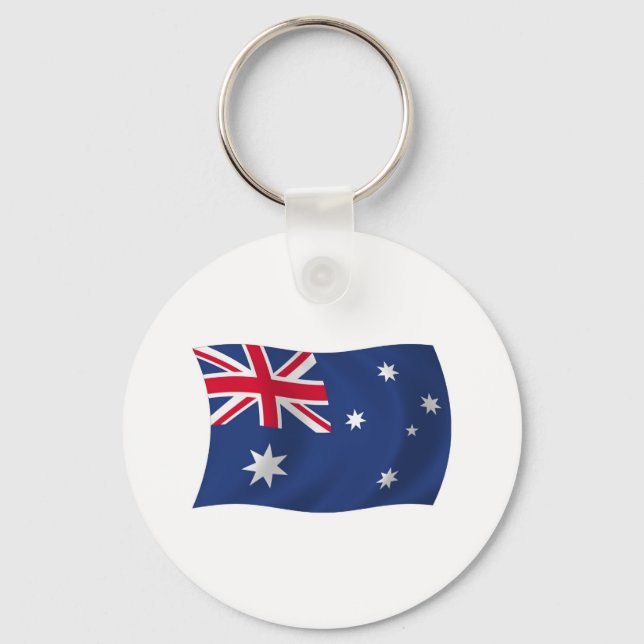 Australia Flag Keychain (Front)