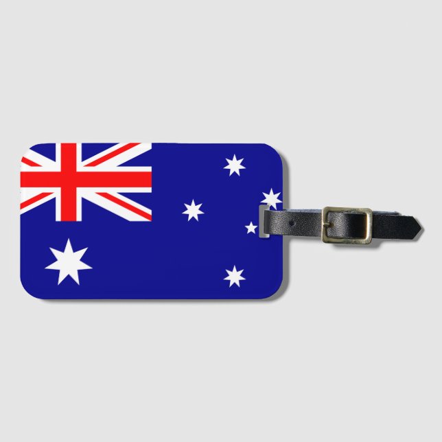 Australia Flag Luggage Tag (Front Horizontal)