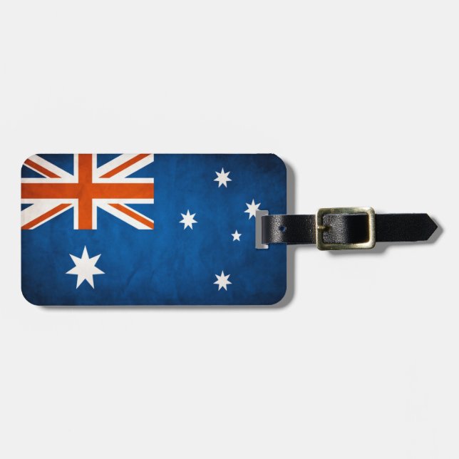 Australia Flag Luggage Tag (Front Horizontal)