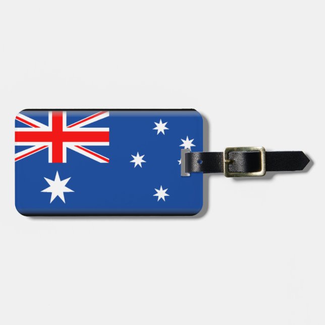 Australia Flag Luggage Tag (Front Horizontal)