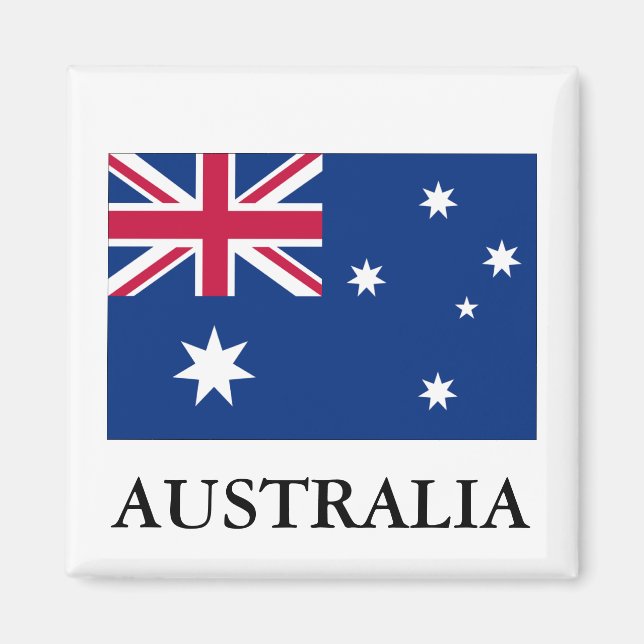 Australia Flag Magnet (Front)