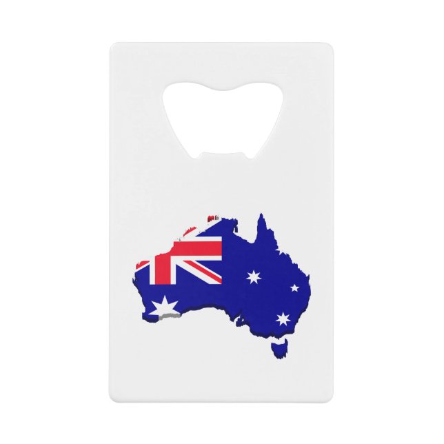 Australia Flag Map (Front)
