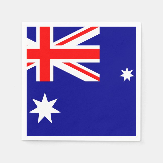 Australia Flag Napkin (Front)