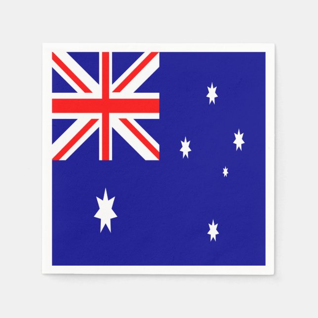 Australia Flag Napkin (Front)