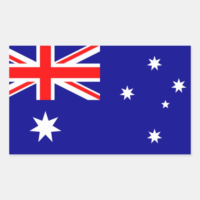Australia: Flag of Australia sticker (Front)