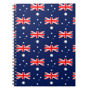 Australia flag pattern notebook