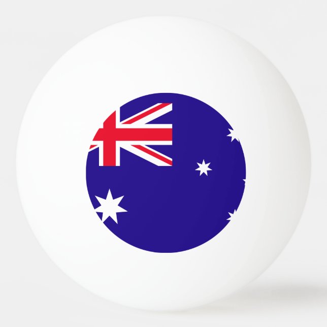 Australia Flag Ping Pong Ball (Front)