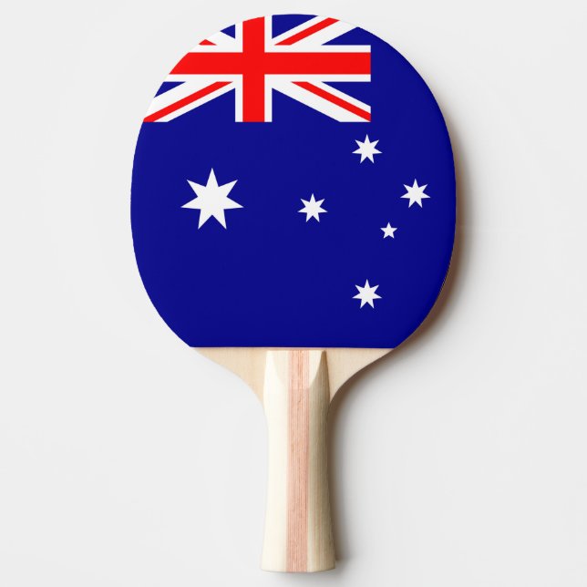 Australia Flag Ping Pong Paddle (Front)