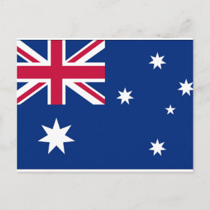 Australia Flag Postcard
