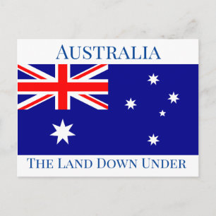 Australia Flag Postcard