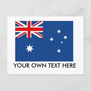 Australia Flag Postcard