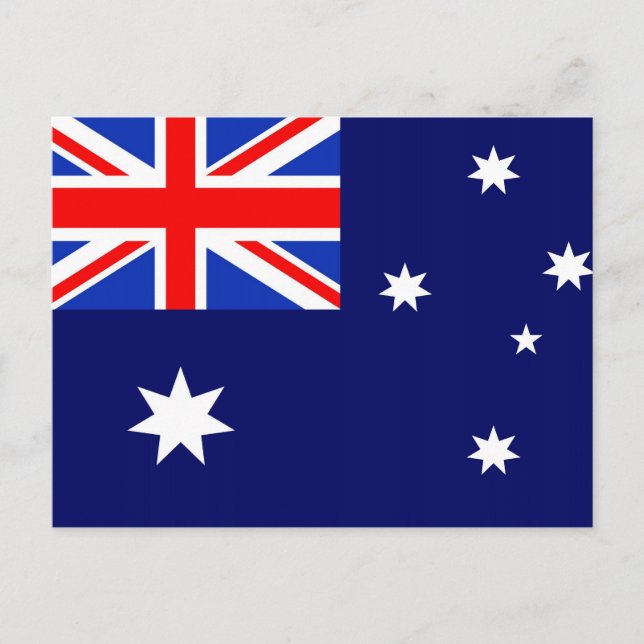 Australia Flag Postcard (Front)