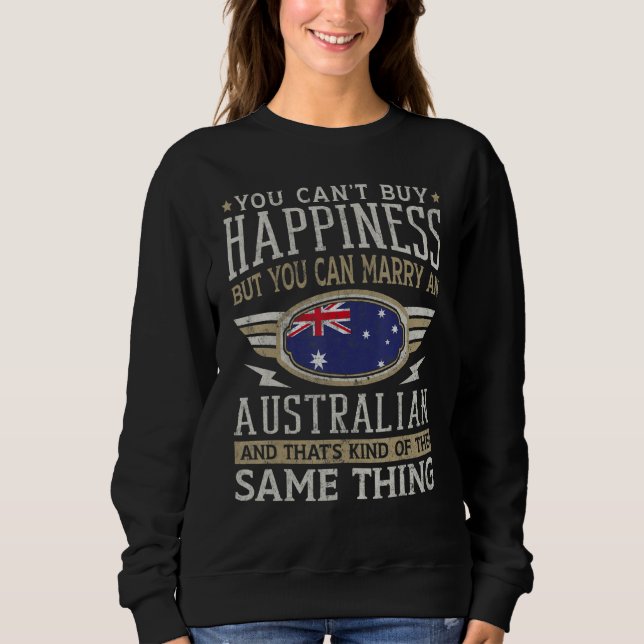 Australia Flag Proud Australians Men & Women Sweatshirt (Front)