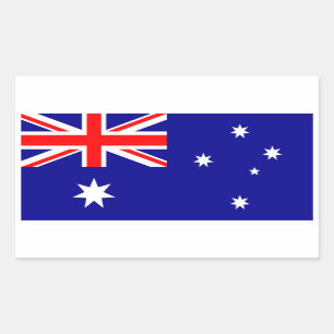 Australia Flag Rectangle Sticker