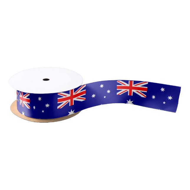 Australia Flag Satin Ribbon (Spool)