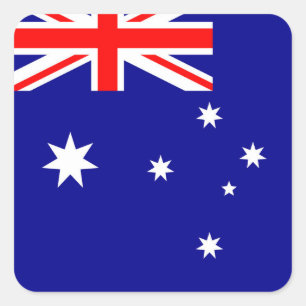 Australia Flag Square Sticker