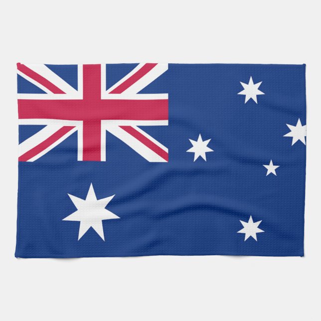 Australia Flag Tea Towel (Horizontal)