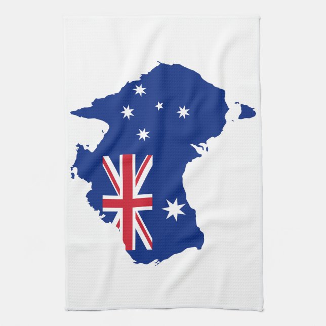 Australia flag tea towel (Vertical)