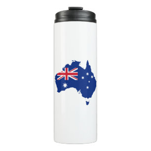 Australia flag thermal tumbler