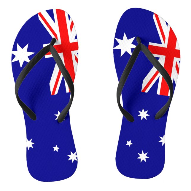 Australia Flag Thongs (Footbed)