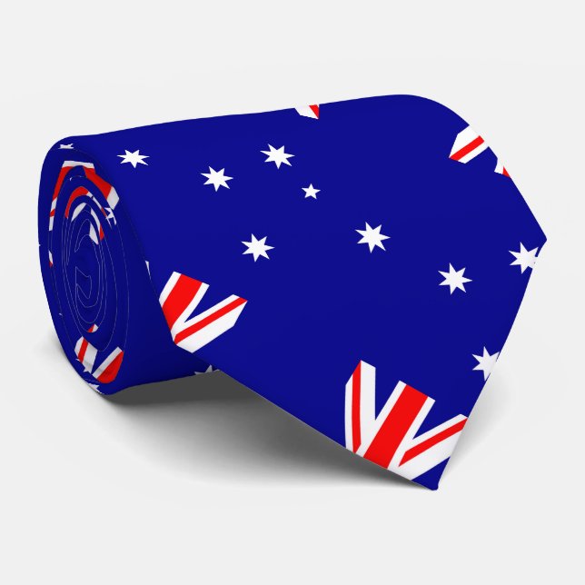 Australia Flag Tie (Rolled)
