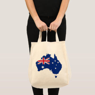 Australia flag tote bag