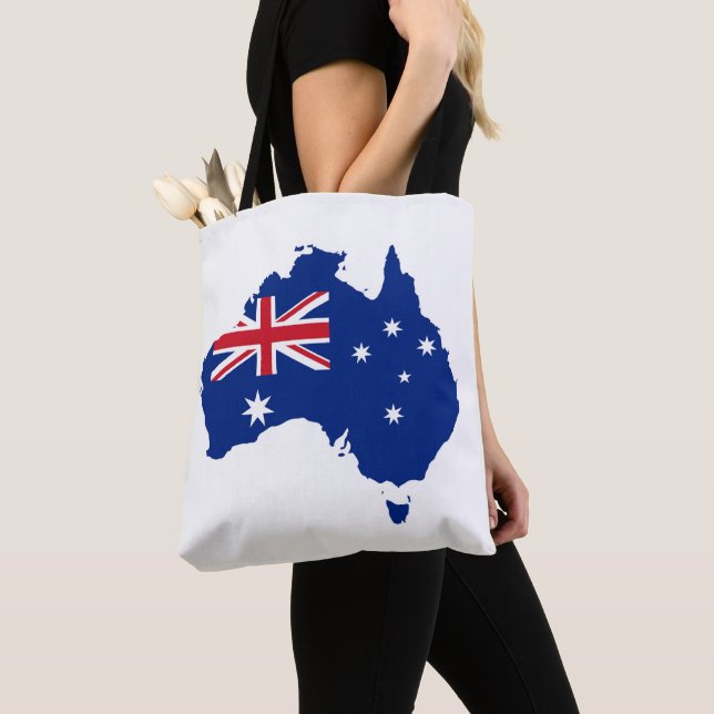 Australia flag tote bag (Close Up)