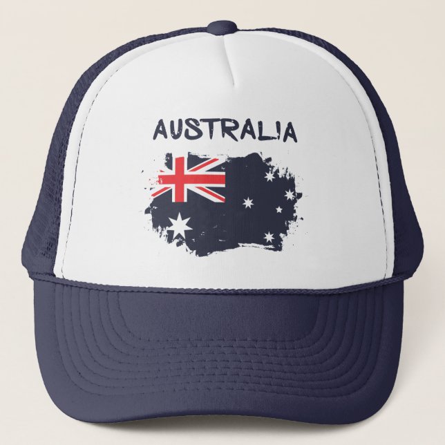 Australia Flag Trucker Hat (Front)